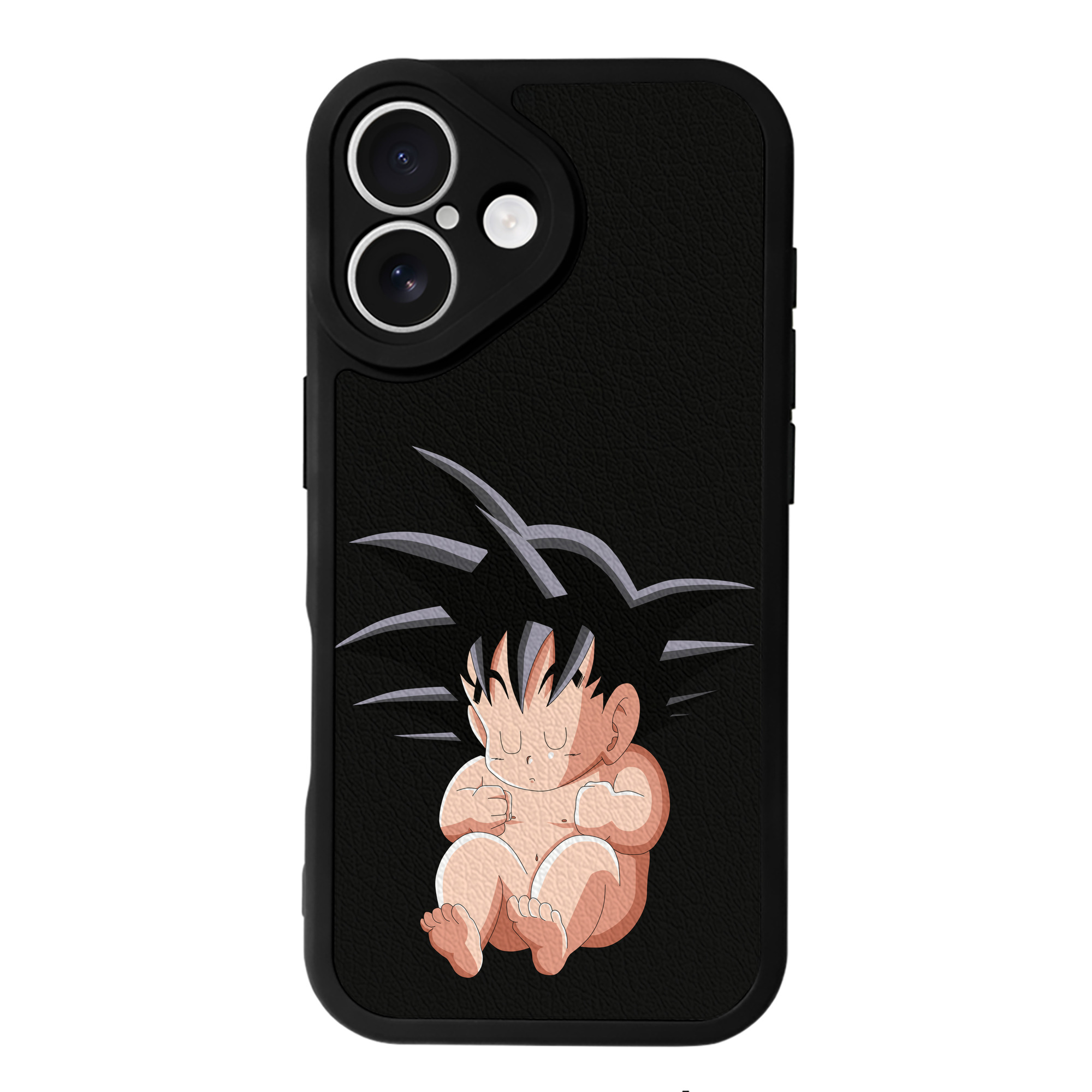 （画像用） ドラゴンボール 孫悟空（そん ごくう）Son Goku カカロット DRAGON BALL Kakarotto 【iPhone 16シリーズ対応】シリコンスマホケース（レザー調） 材質：シリコン